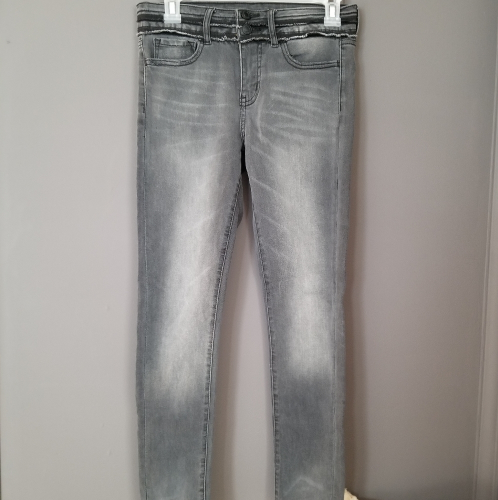 Black faded skinny Jeans